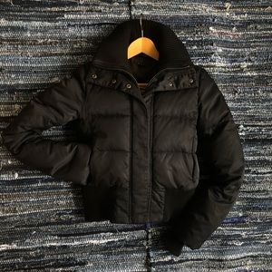 Theory Sweater Cuffed Coat